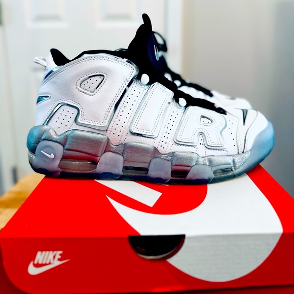 Nike AIR UPTEMPO Platinum White - Picture 1 of 9